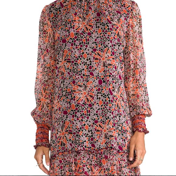 Flora Print Crinkle Chiffon Dress - Picture 4 of 7